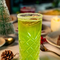 Postre con frutos rojos